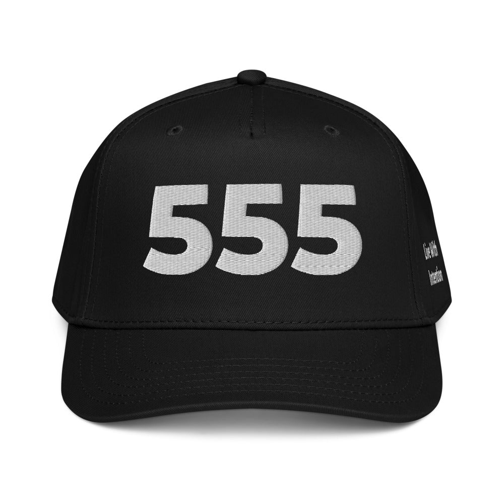 Angel Number 555 5 Panel Cap, front
