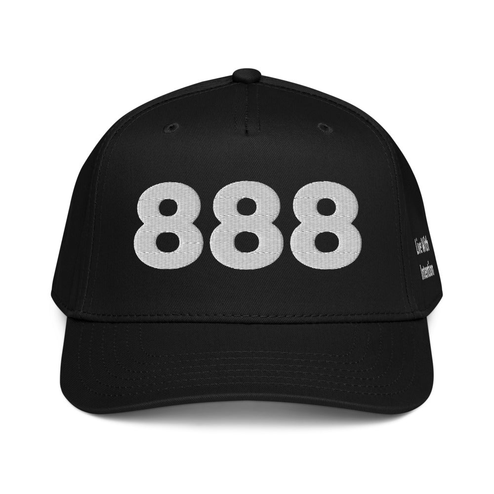 Angel Number 888 5 Panel Cap, side