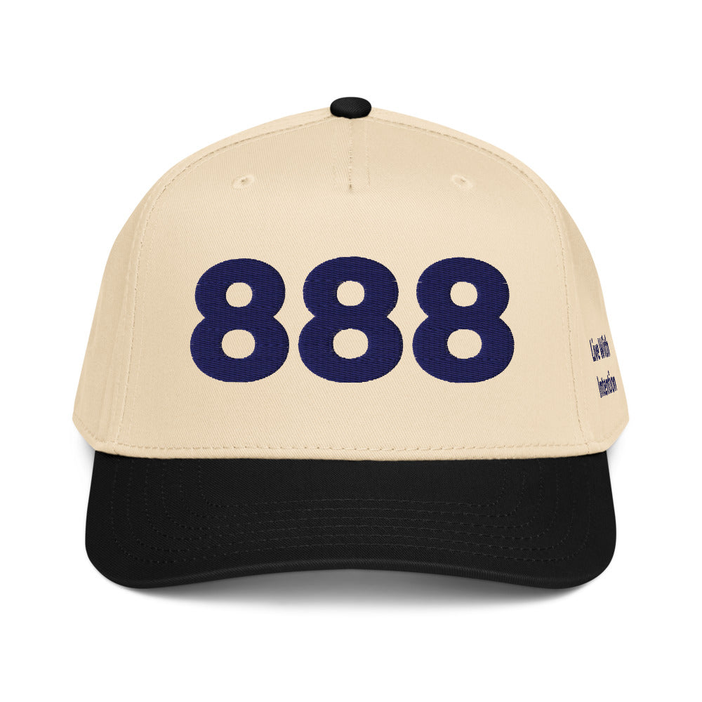 Angel Number 888 5 Panel Cap, front