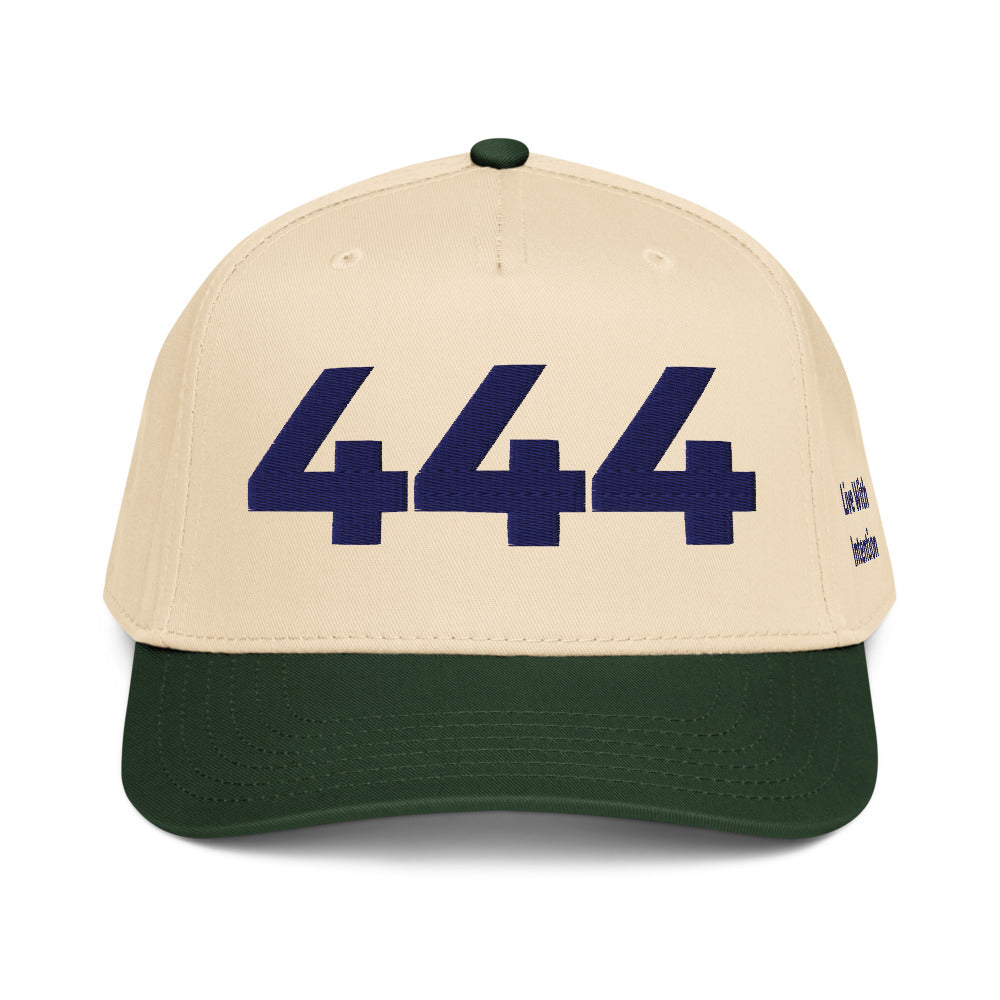 Angel Number 444 5 Panel Cap, front
