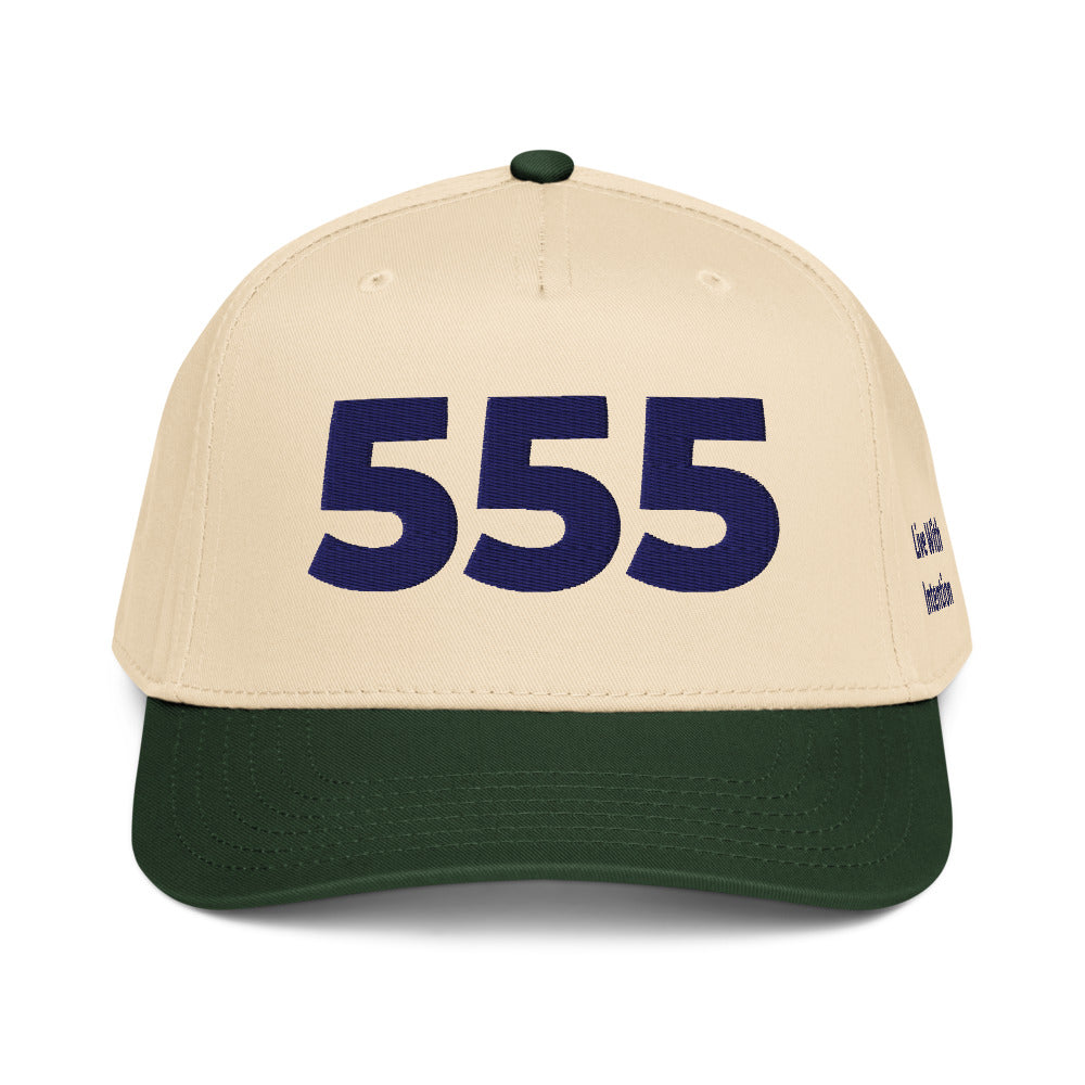 Angel Number 555 5 Panel Cap, front