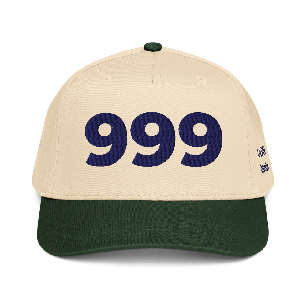 Angel Number 999 5 Panel Cap, front