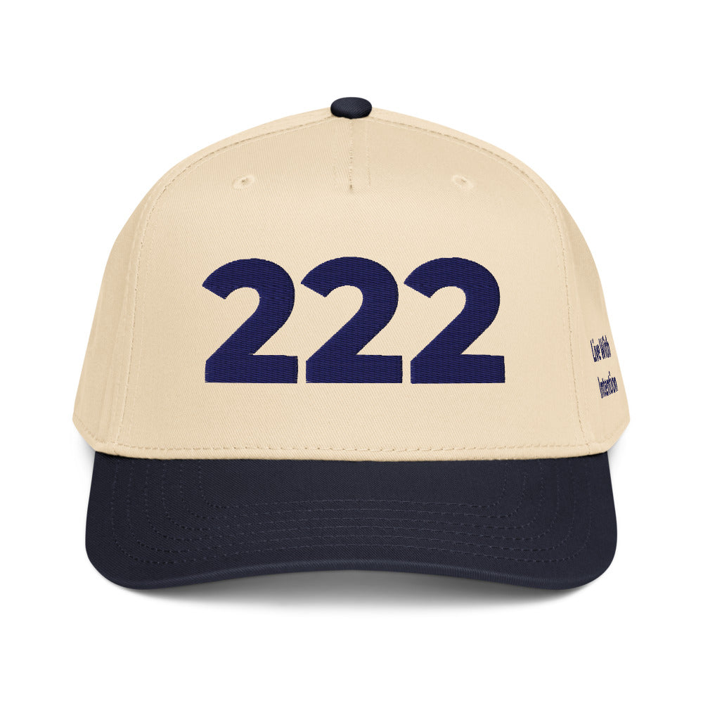 Angel Number 222 5 Panel Cap, front