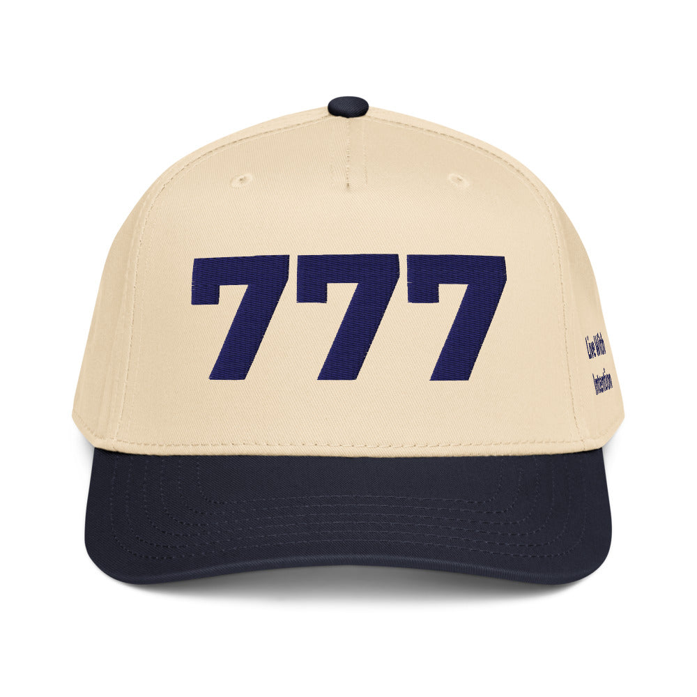 Angel Number 777 5 Panel Cap, side