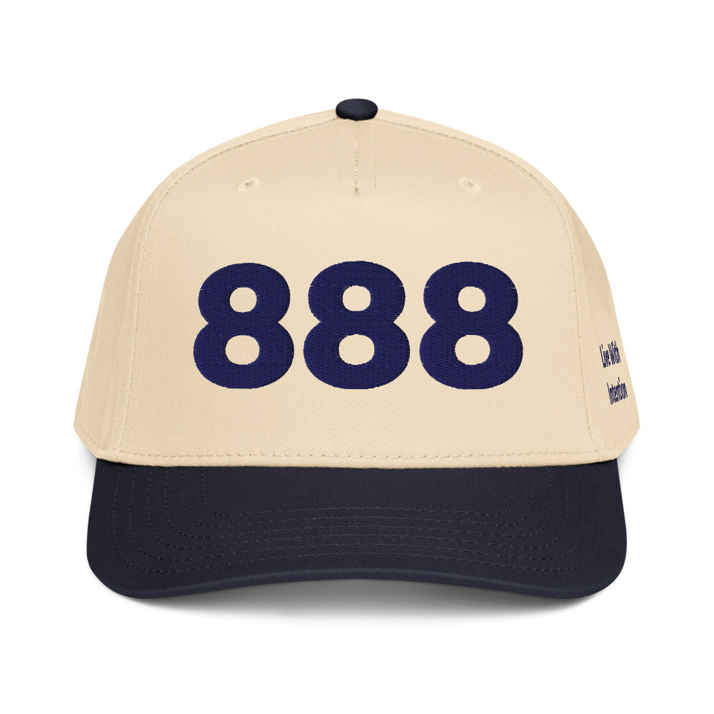 Angel Number 888 5 Panel Cap, front