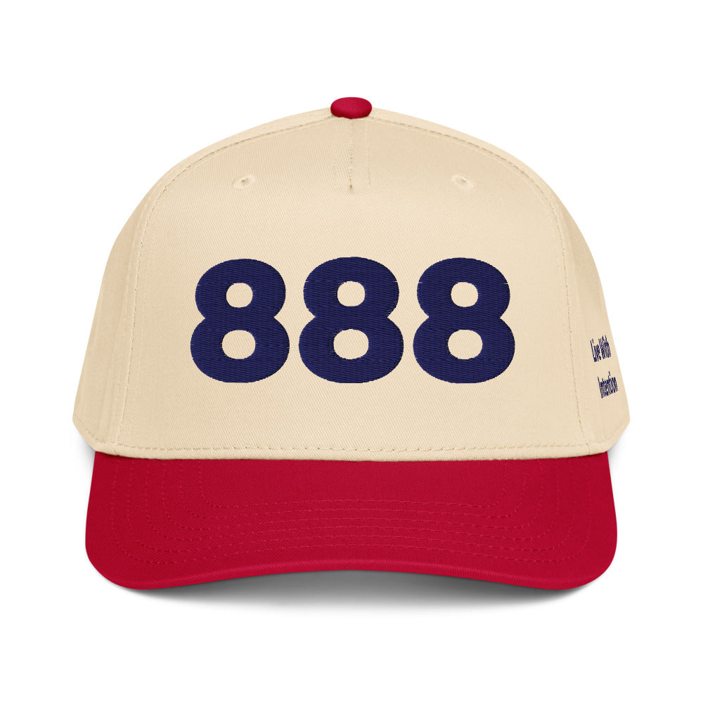 Angel Number 888 5 Panel Cap, front