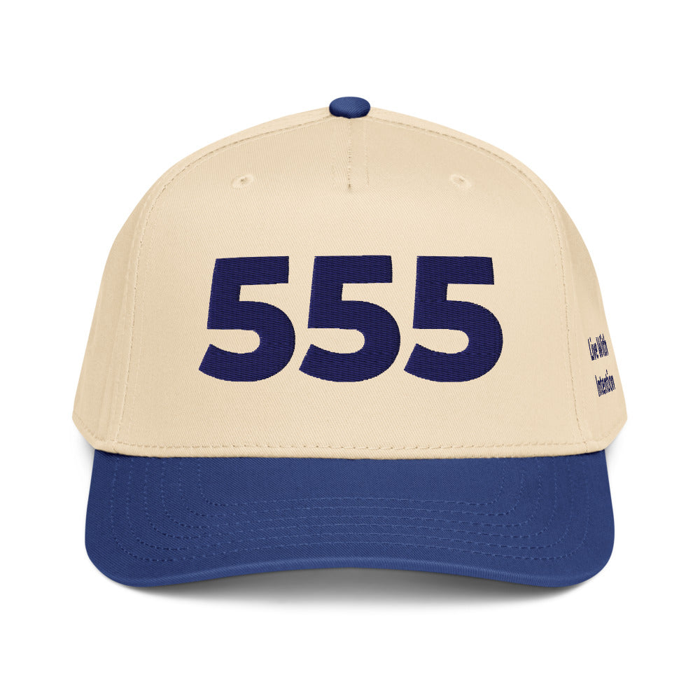 Angel Number 555 5 Panel Cap, side
