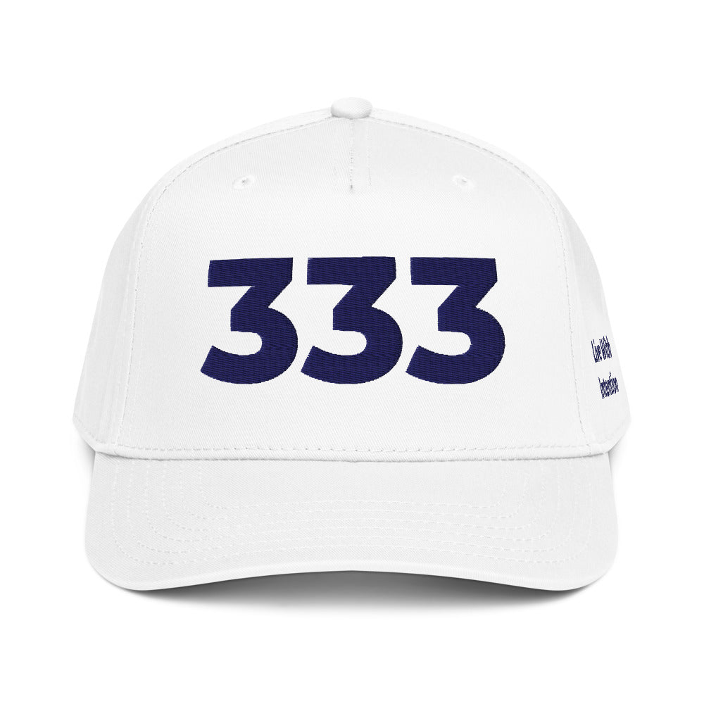Angel Number 333 5 Panel Cap, side