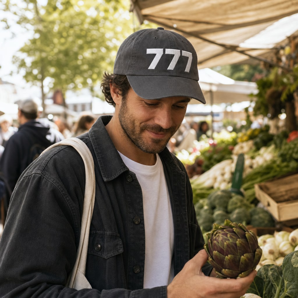 Angel Number 777 Dad Hat, lifestyle