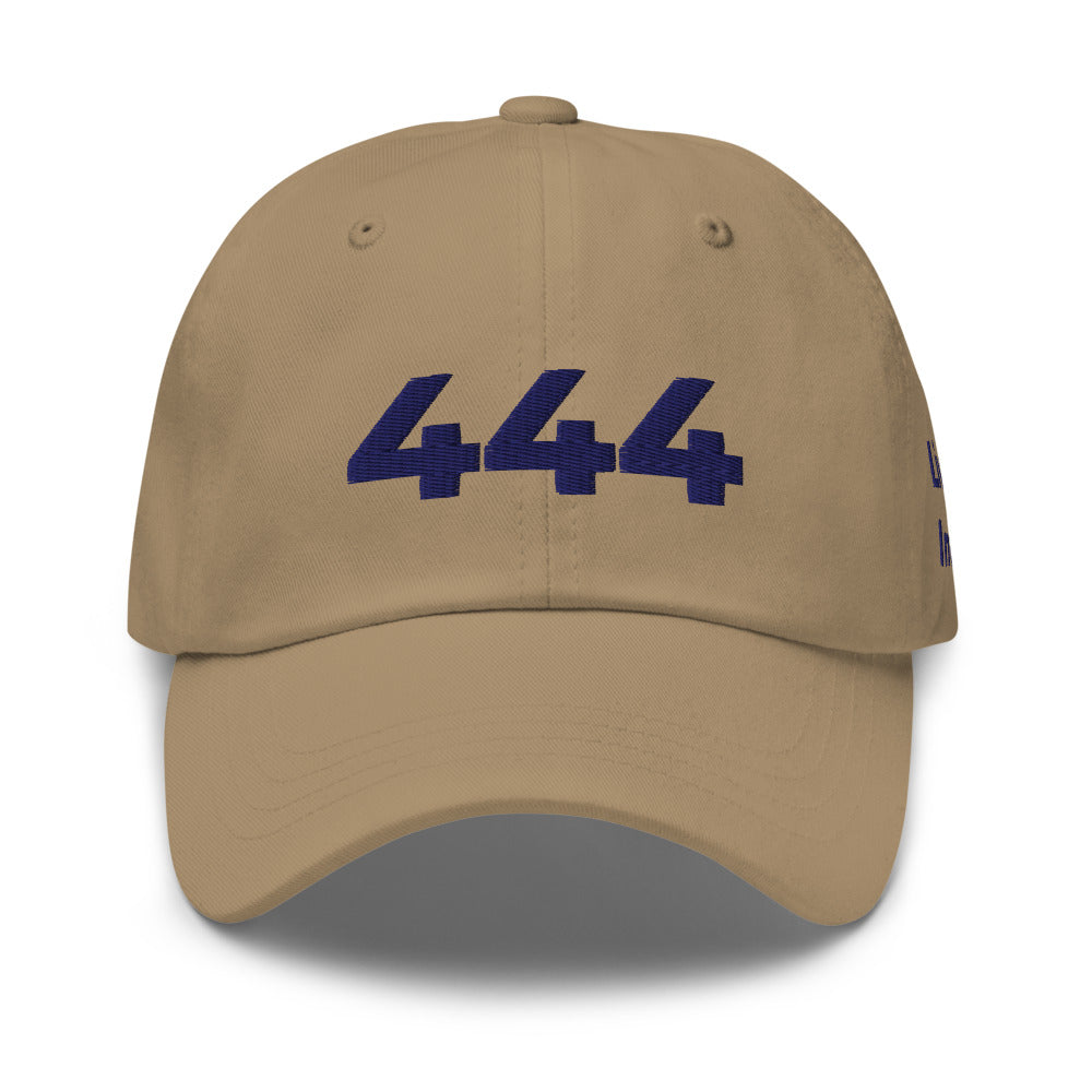 Angel Number 444 Dad Hat, Khaki, front