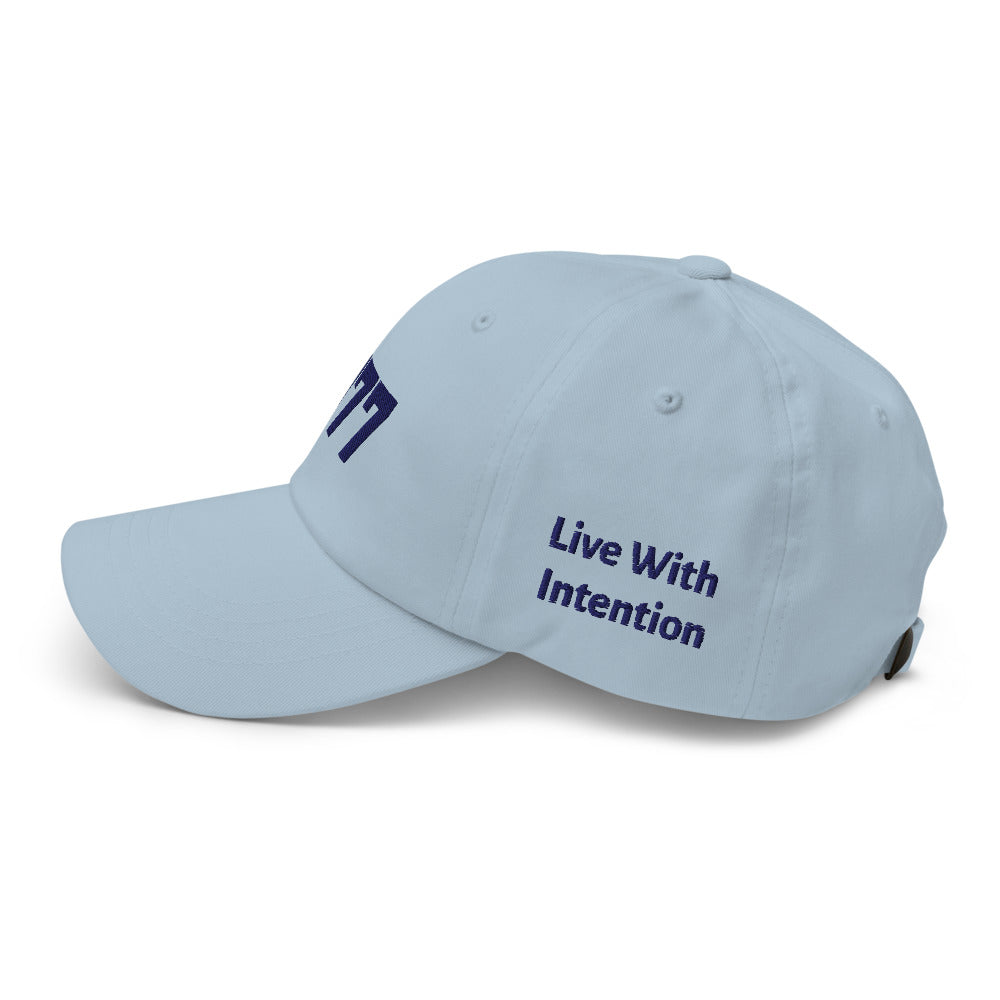 Angel Number 777 Dad Hat, side