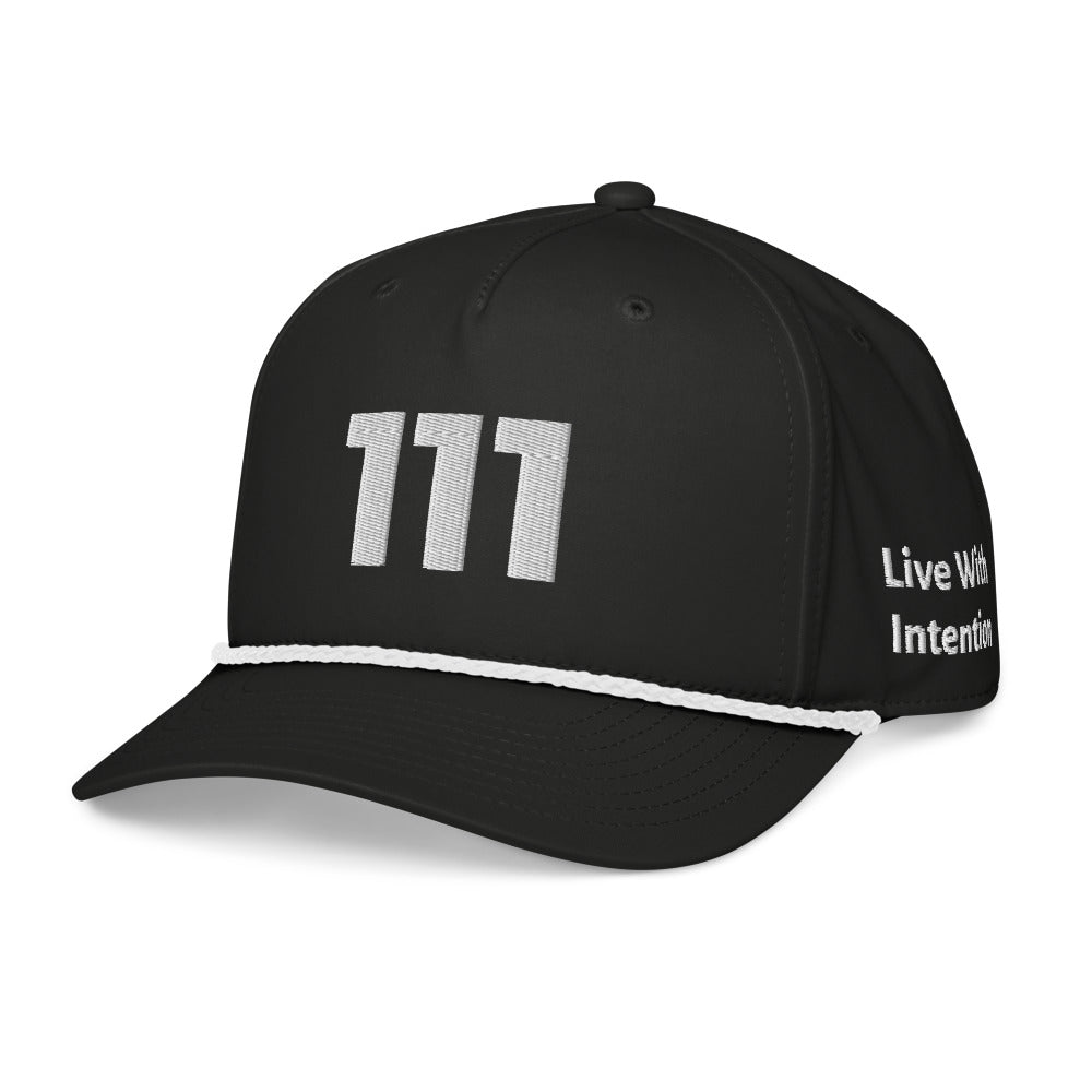 Angel Number 111 Classic Rope Cap, side