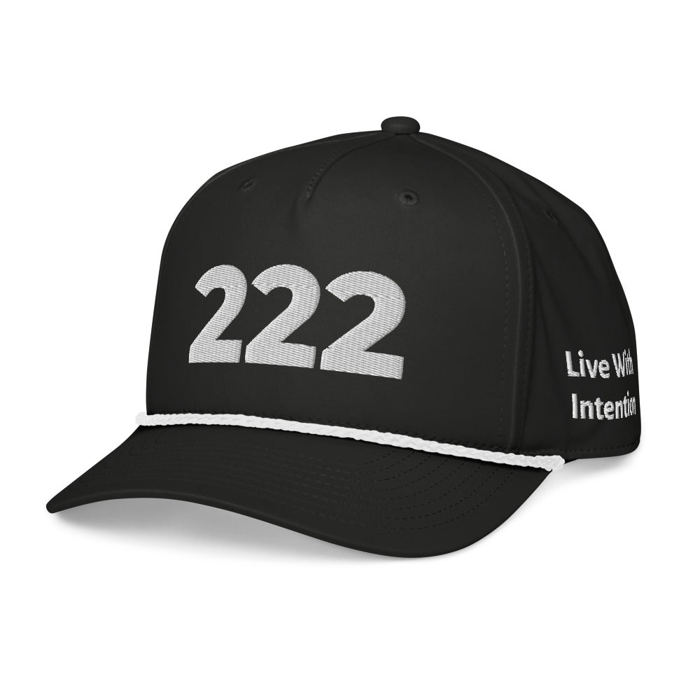 Angel Number 222 Classic Rope Cap, side