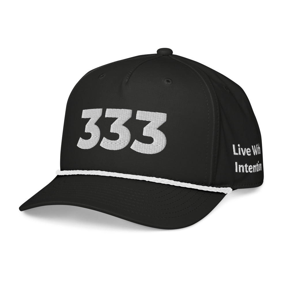 Angel Number 333 Classic Rope Cap, side