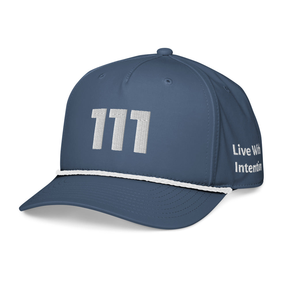 Angel Number 111 Classic Rope Cap, side