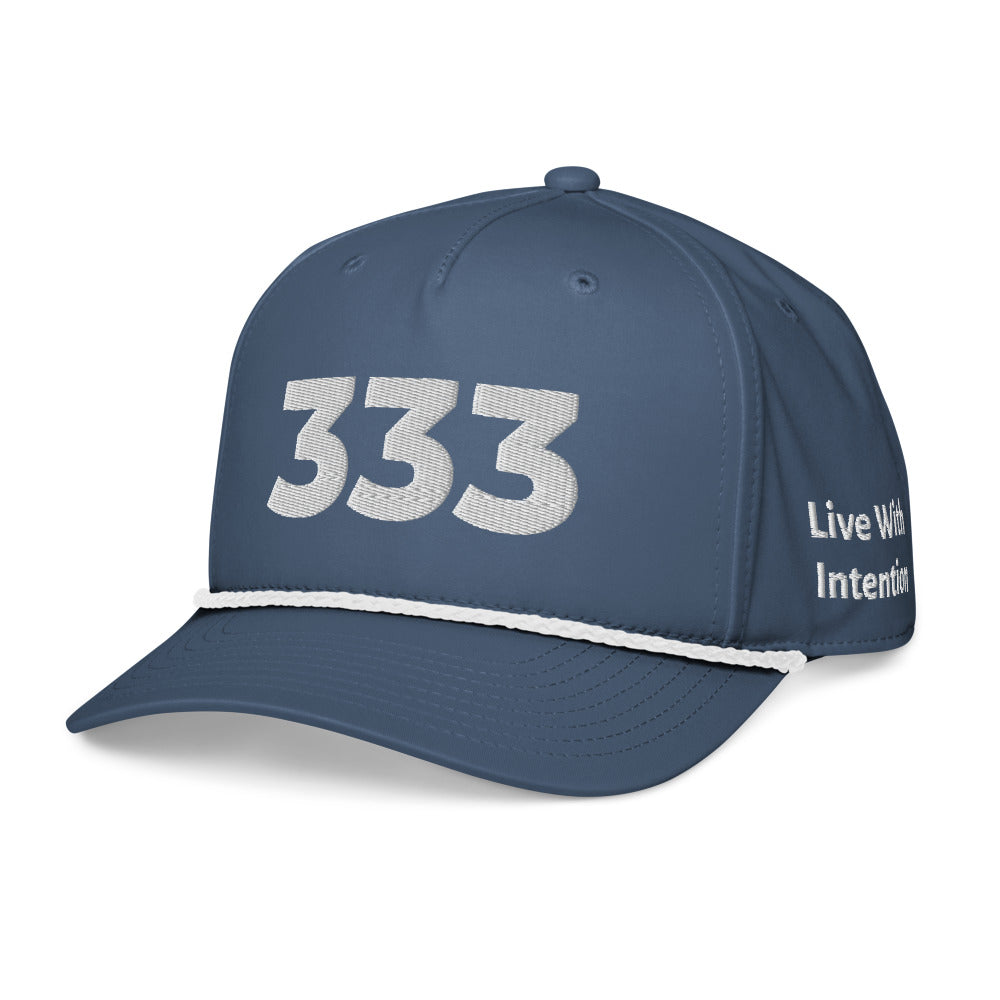 Angel Number 333 Classic Rope Cap, side