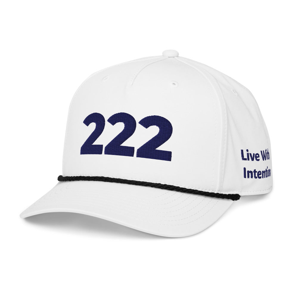 Angel Number 222 Classic Rope Cap, side