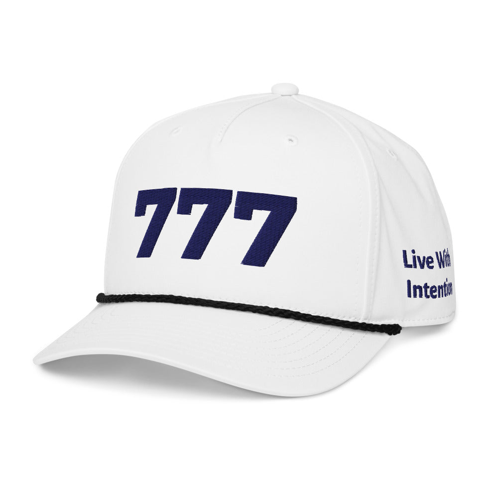 Angel Number 777 Classic Rope Cap, side
